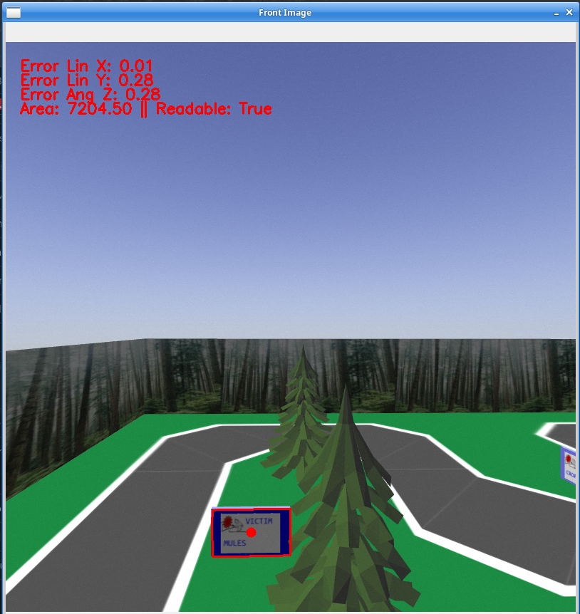 Navigation debugging view